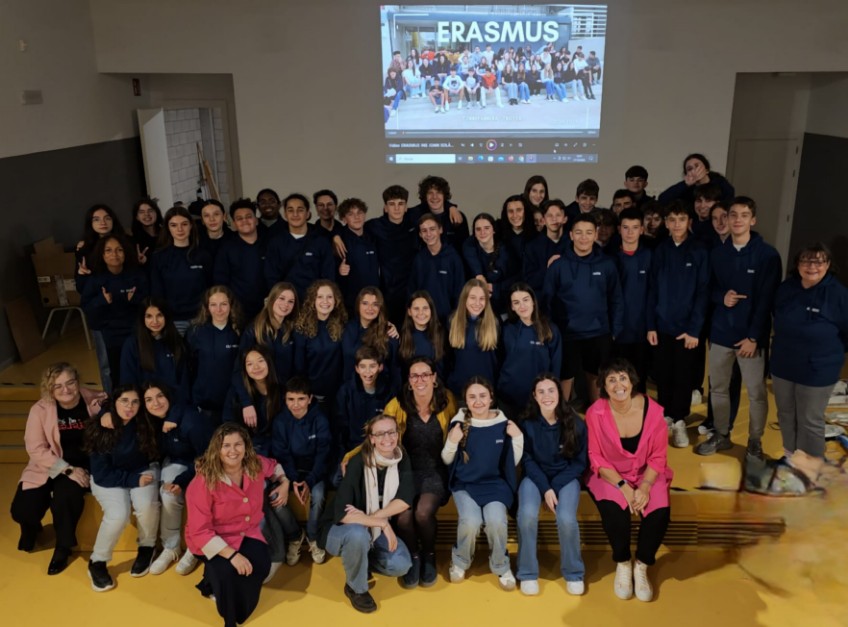 Photo de groupe de la remise des diplômes en Espagne